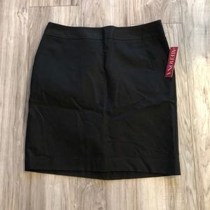 Merona Black lined skirt